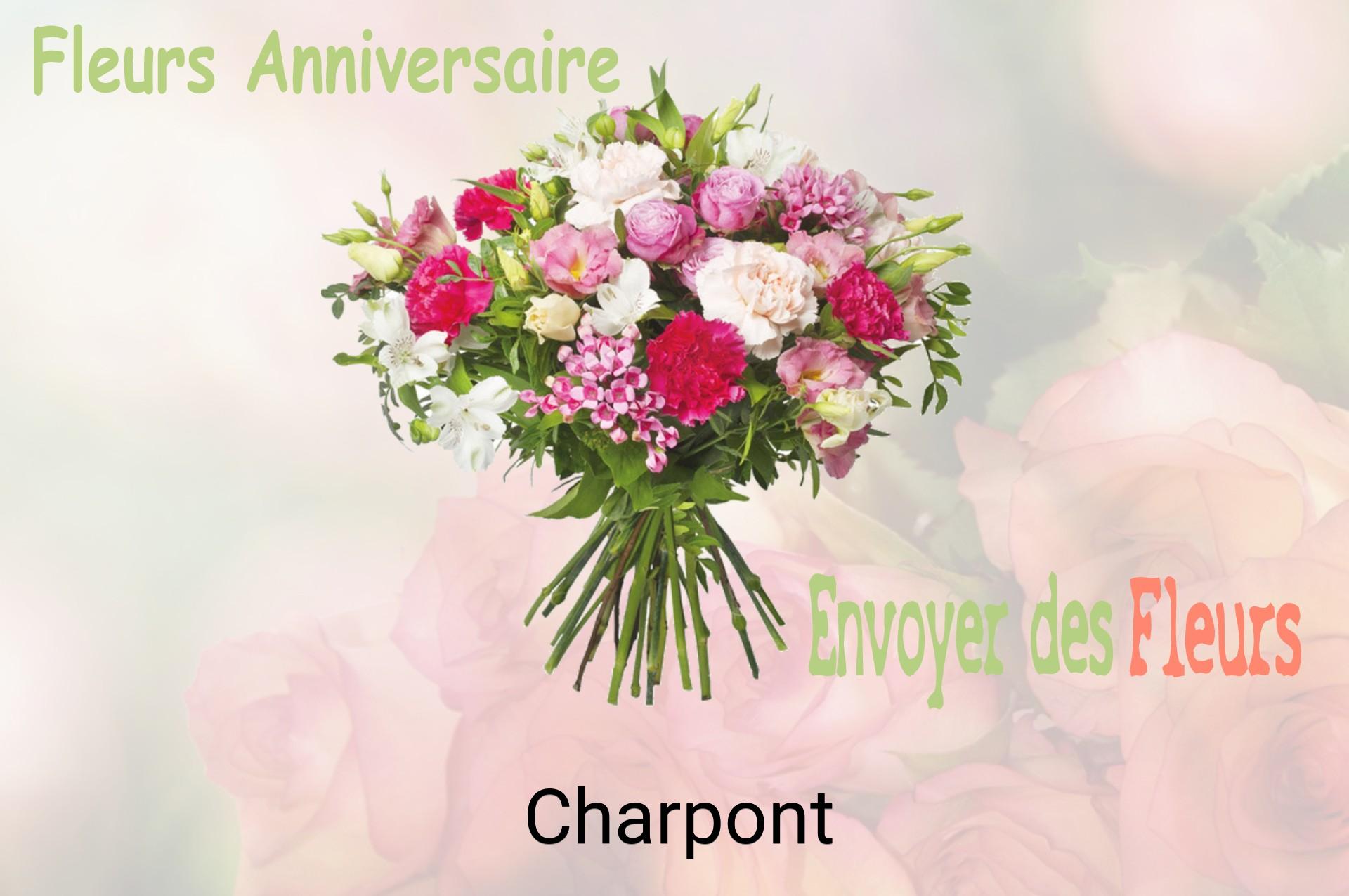 Bouquet de fleurs d’anniversaire livré à Charpont